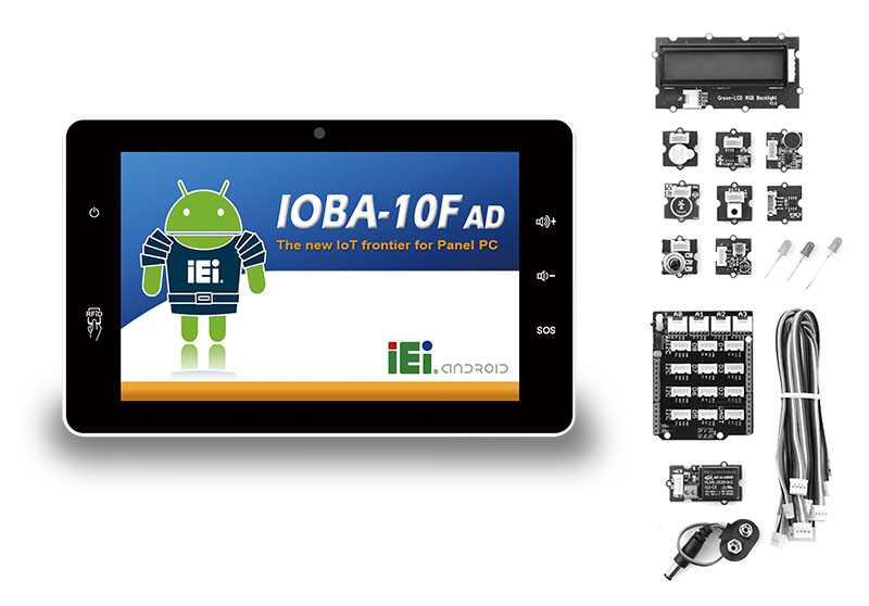 IOBA-10F – 10.1-дюймовый панельный компьютер c возможностью настенного крепления
